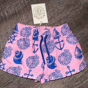 TBBC Boys Tortola swim trunks NWT